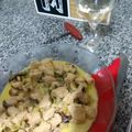El cooksnap de Claudio Mobilio cuando hizo Pollo al verdeo, con crema, mostaza y vino blanco.