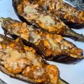 El cooksnap de Eva Alvarez cuando hizo Berenjenas rellenas de pollo con feta.