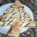 El cooksnap de Ana Insa Gimenez cuando hizo Árbol de Navidad de hojaldre y crema de cacao.