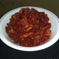 Dipika Bhalla का कुकस्नैप जब उन्होंने आम का हींग वाला अचार (aam ka hing wala achar recipe in Hindi) बनाया था।