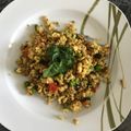 El cooksnap de irene M cuando hizo Arroz integral y quinoa.