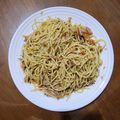 Cooksnap dari Nuniek Ervan untuk resep Spaghetti aglio olio tuna