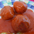 El cooksnap de Ale Altamirano cuando hizo Albóndigas con salsa amarilla tipo española.