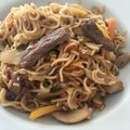 El cooksnap de Irene-Guirao cuando hizo Fideos chinos con ternera.