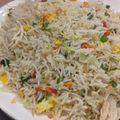 Bushra Jawad's cooksnap of when they made Fried rice and chicken manchurian.