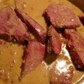Tricia Sherwin's cooksnap of when they made Pastrami Steak w/ Pan Sauce.
