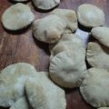 El cooksnap de Jorge Cendoya cuando hizo Pan árabe integral.
