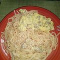 El cooksnap de Andres Vilches cuando hizo Salsa de champiñones y cúrcuma para pasta.
