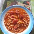 El cooksnap de Roger Castedo cuando hizo Guisado español de garbanzos y chorizo colorado.