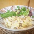 El cooksnap de Salma cuando hizo Ensalada de pollo, queso de cabra y manzana.