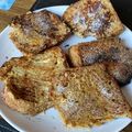 El cooksnap de Flor cuando hizo Tostada francesa.