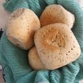 El cooksnap de Mel Muñoz cuando hizo Pan amasado integral (6 panes aprox).