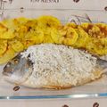 El cooksnap de Rocío cuando hizo Dorada a la sal.