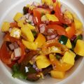 El cooksnap de Lena T cuando hizo Salpicón de mango.
