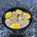 El cooksnap de Sergio cuando hizo Ensalada de garbanzos con atún y mozzarella.