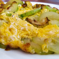 El cooksnap de Julia cuando hizo Tortilla de calabacín y queso.