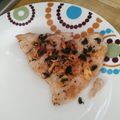 El cooksnap de linkblack32 cuando hizo Pescado al mojo de ajo con arroz verde.