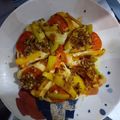 El cooksnap de Laura Ospina cuando hizo PIZZA🍕PECHUGA Con Pimientos 🌶️del Piquillo y Cebolla Larga Caramelizada...!😀.