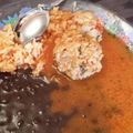 El cooksnap de Georgina Resendiz cuando hizo Albóndigas en salsa de chipotle.