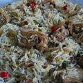 Shuchi Jain's cooksnap of when they made Kathal Biryani /Jackfruit Biryani.