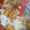 El cooksnap de Maria Rodriguez cuando hizo Pollo frito a la naranja. Receta oriental 🍜.