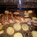 El cooksnap de Fer Guzmán cuando hizo Pierna de cordero lechal al horno.