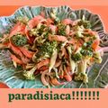 Mara's cooksnap of when they made Broccoli Crunch insalata.