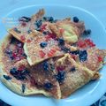 Cooksnap Sesimple Loralin semasa beliau membuat Kaiserschmarrn - Austrian Pancake.