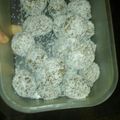 El cooksnap de Antonella Ailin Jara cuando hizo Bombones de avena Quaker.