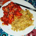 El cooksnap de Marisol Arimatu Campos Monsalve cuando hizo Pollo frito agridulce estilo oriental.