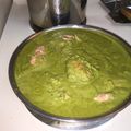 El cooksnap de Larana Dsfalto cuando hizo Mole Verde.
