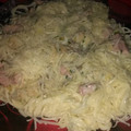 El cooksnap de Diego Maldonado cuando hizo Tallarines caseros.