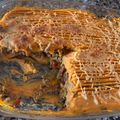 El cooksnap de Laura cuando hizo Pastel de carne con puré de boniato.