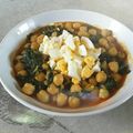 El cooksnap de Ana Pagola cuando hizo Garbanzos con espinacas y huevo duro.