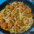 Priyangi Pujara's cooksnap of when they made Maggi Manchurian.