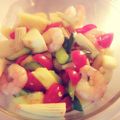 Vivian Vivian 的 水果蝦仁沙拉佐油醋醬 cooksnap