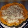 El cooksnap de Andrea Palomar cuando hizo Zapallo Relleno.