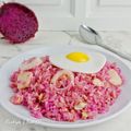 Cooksnap dari Khadijah F Mangolo untuk resep Nasi Goreng Seafood Buah Naga