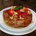 El cooksnap de "cocinar con jorgette" cuando hizo Hotcakes integrales de banana y avena sin lácteos.