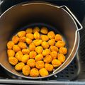 El cooksnap de Lola Ibáñez cuando hizo Ñoquis especiados en la AirFryer Cecofry Advanced 5000.