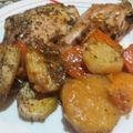 El cooksnap de Mariela Sanchez cuando hizo Muslos de pollo con hierbas y vegetales.