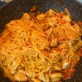 Cooksnap από anastasia Michaelidou στη συνταγή Κοτόπουλο με γλυκόξινη σαλτσα και noodles 🍛