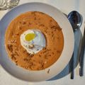 El cooksnap de Raquel Vendrell Sangenís cuando hizo Salmorejo de fresas y burrata.