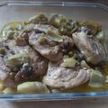 El cooksnap de estcolrod (Esther) cuando hizo 25. Contramuslos con guisantes y alcachofas.