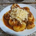 El cooksnap de Romina Sellitti cuando hizo Masa básica para sorrentinos.