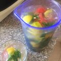 El cooksnap de Alexis Valdez cuando hizo Mojito sin alcohol.
