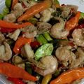 Cooksnap dari Chika Tianaari Putri untuk resep Tumis udang cabe ijo dan merah mantapp...!!