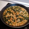 El cooksnap de Alejandro Galache cuando hizo Garbanzos con espinacas y bacalao para Cuaresma.