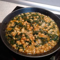 El cooksnap de Alejandro Galache cuando hizo Garbanzos con espinacas y bacalao para Cuaresma.