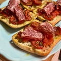 El cooksnap de Irene-Guirao cuando hizo Coca de Pan con Tomate.